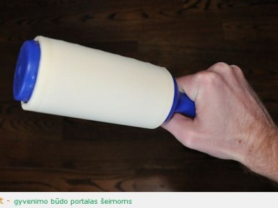 Neįprasti rūbų valymo volelio panaudojimo būdai