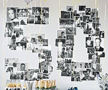 Idėja gimtadieniui: fotografijų dekoras