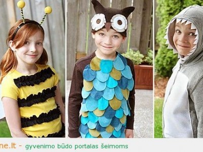 Rankdarbio idėja: trys nesudėtingi maskarado kostiumai