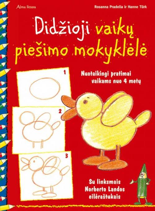 Knygų lentyna: Didžioji vaikų piešimo mokyklėlė