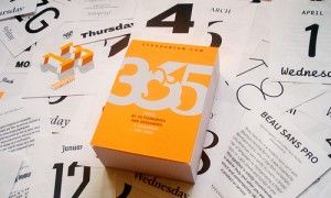 Plėšomas kalendorius suteikia namams jaukumo, o rytus įprasmina jo informacijos studijavimo ritualu. upscaletypography.com nuotr.