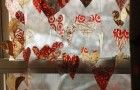 Rankdarbio idėja: girlianda Valentino dienai iš plastikinių maišelių Rankdarbio idėja: girlianda Valentino dienai iš plastikinių maišelių