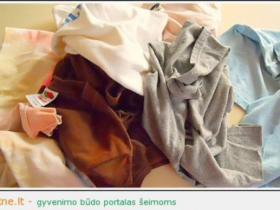 Kur dėti nebenešiojamus marškinėlius?